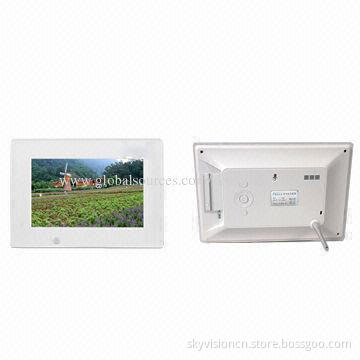7-inch Digital Photo Frame with Motion Sensor, Supports 1,080P, Easy to Fix on All Display Shelf
